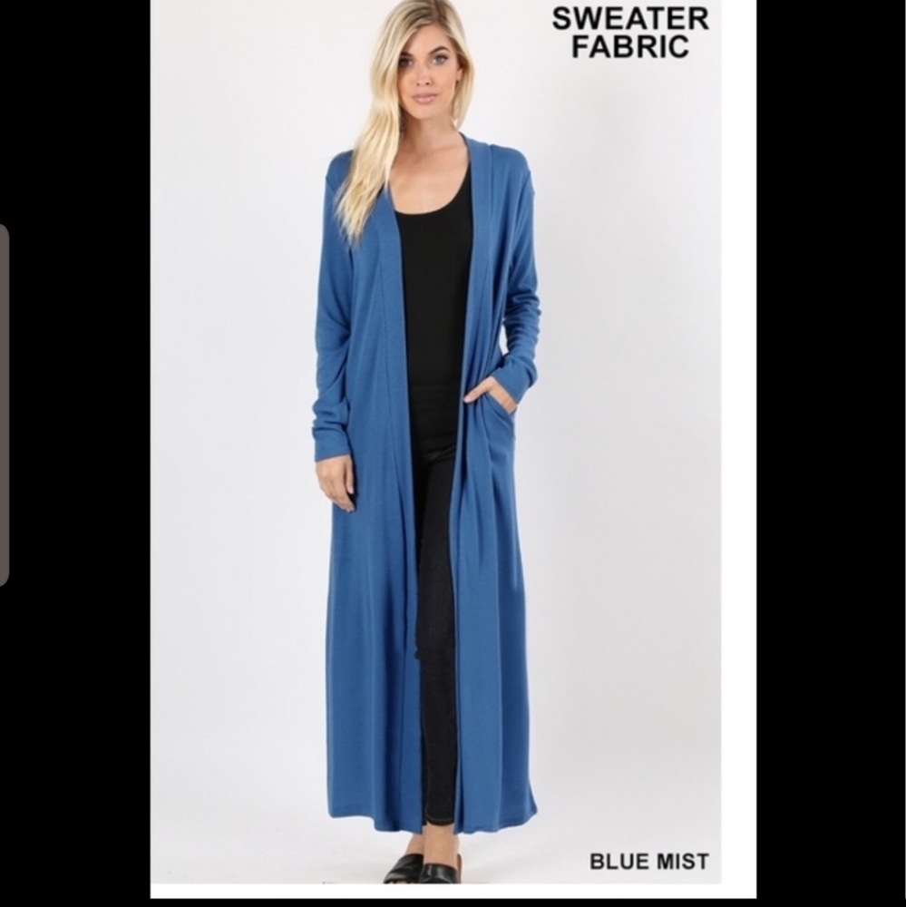 Sweater Fabric Duster